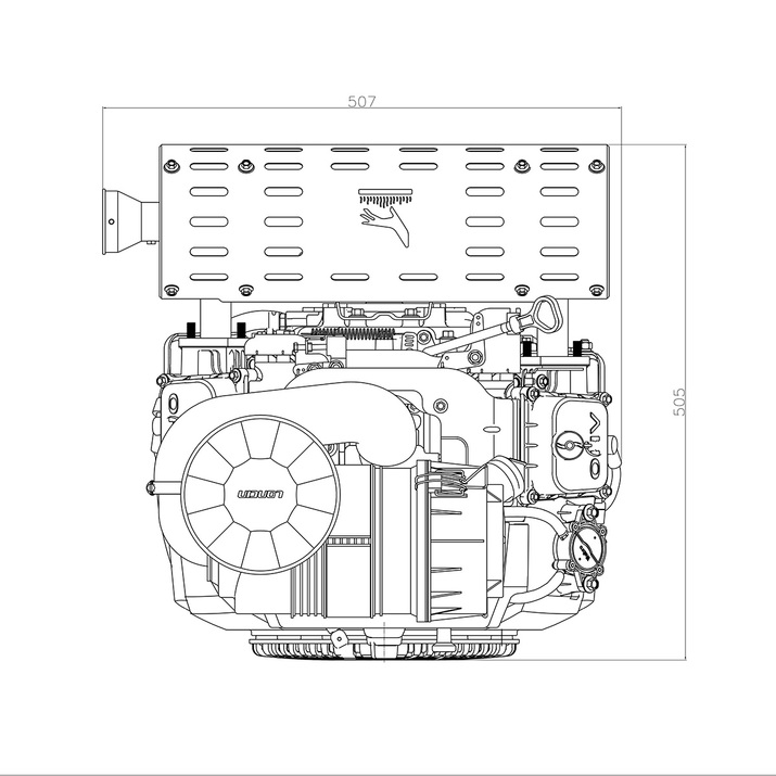 Benzinmotor 25 hk