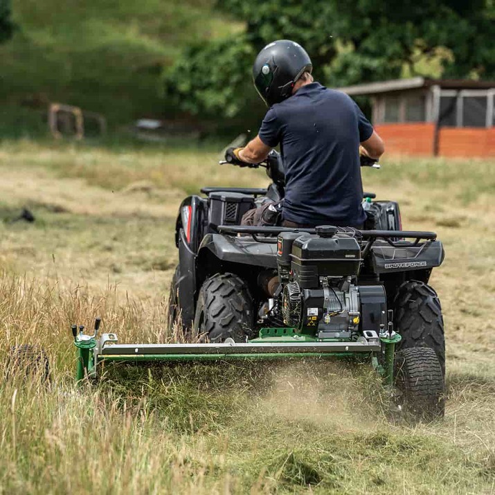 Slagleklipper ATV med bagklap, 1,2 m, Briggs and Stratton 13,5 hk 