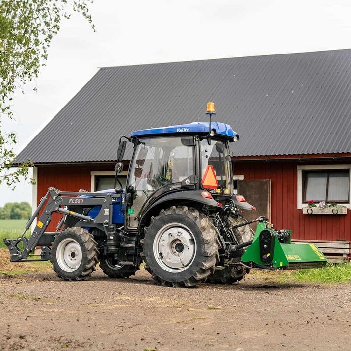 Traktor Lovol 50 hk 4wd med frontlæsser, Stage V