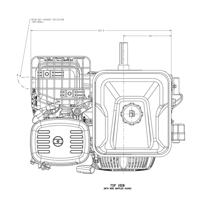 Benzinmotor 13,5 hk Briggs & Stratton